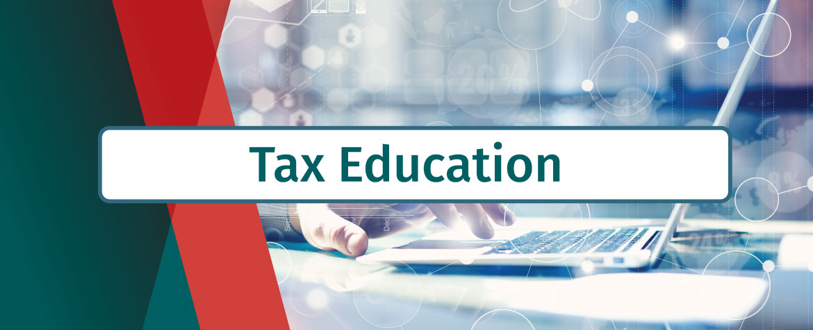 Tax education banner